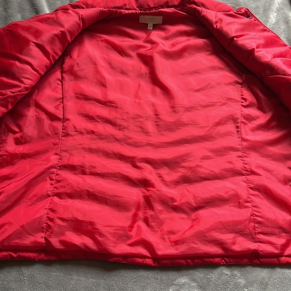 Talbots Red Puffer Vest - Picture 10 of 14